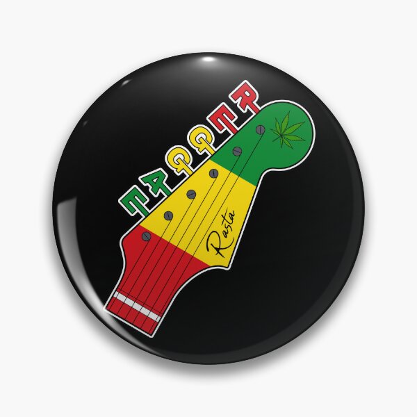 Item preview, Reggae Electric Guitar Rasta Flag designed and sold by designandclouds.