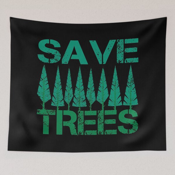 Item preview, Save Trees, Vintage Grunge  designed and sold by ACC .