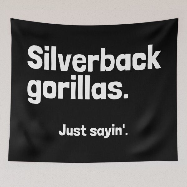 Item preview, Silverback gorillas. Just sayin'. designed and sold by Emintin.