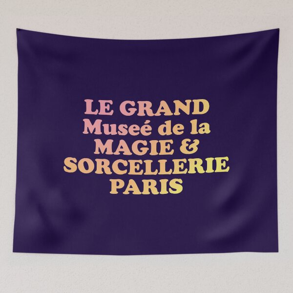 Item preview, Fictional French Museum of Witchcraft & Wizardry designed and sold by Happy Puppy Print On Demand.