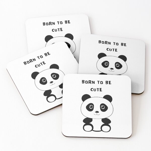 Item preview, Born To Be A Cute Panda designed and sold by azy2shop.