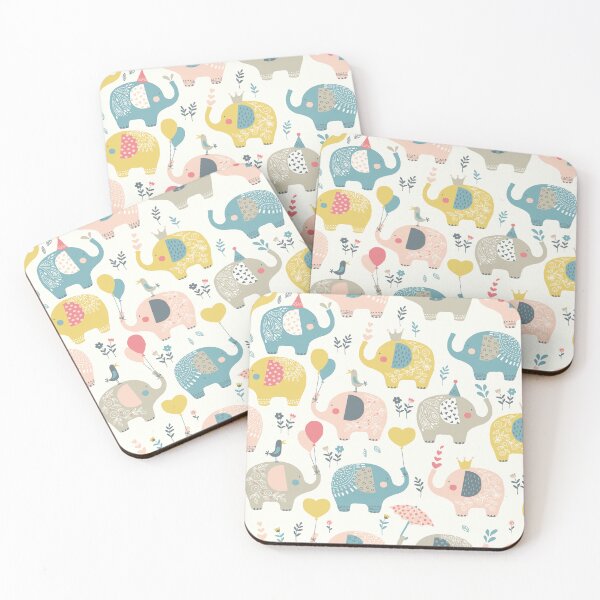 Item preview, Cute decorative elephants designed and sold by Cheekyleopard.