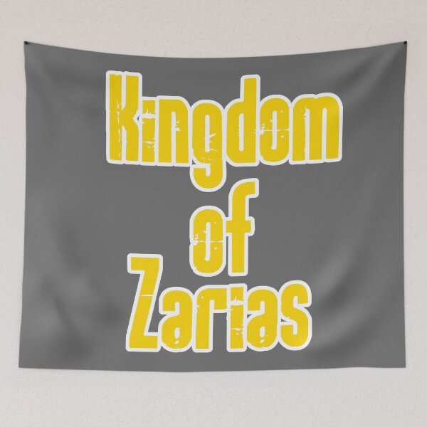 Item preview, Kingdom of Zarias Logo- Yellow and White on Gray designed and sold by Greenwood2112.