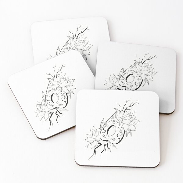 Item preview, Ouija lotus flower tattoo design  designed and sold by patriciafalls.