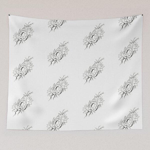 Item preview, Ouija lotus flower tattoo design  designed and sold by patriciafalls.