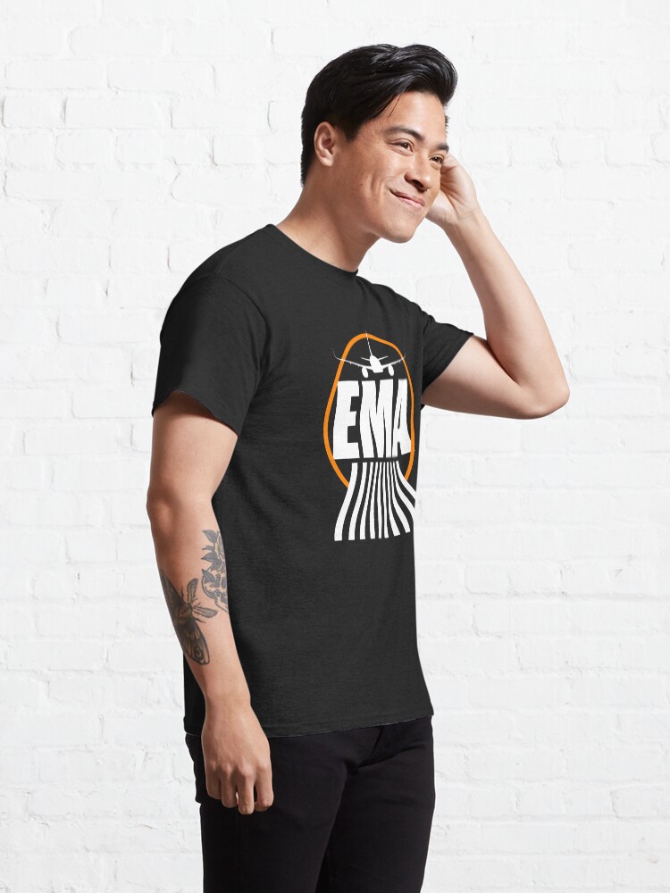 Alternate view of EMA East MIdlands Airport 3 Letter Code Classic T-Shirt