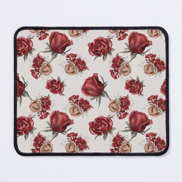 Item preview, Red & Petal Roses Floral Pattern  designed and sold by TrendyUniverse.