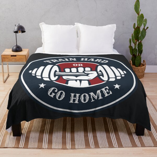 Item preview, Train Hard Or Go Home - Gym Motivation designed and sold by motivationaltee.