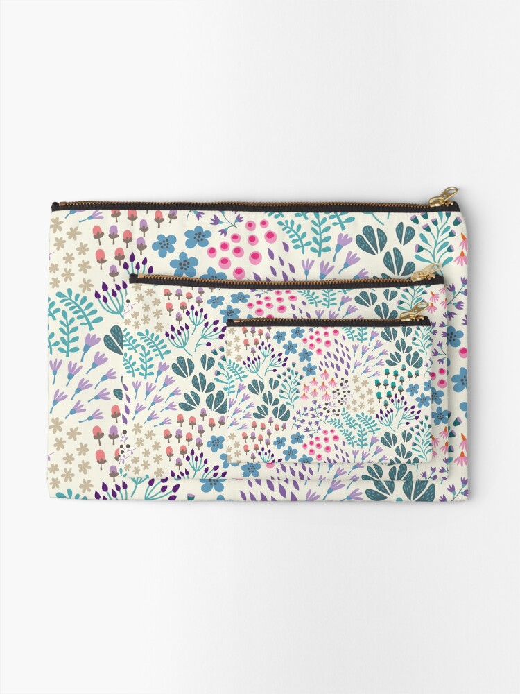 Thumbnail 2 of 4, Zipper Pouch, Love Letters Adorable designed and sold by hamburgerliebe.