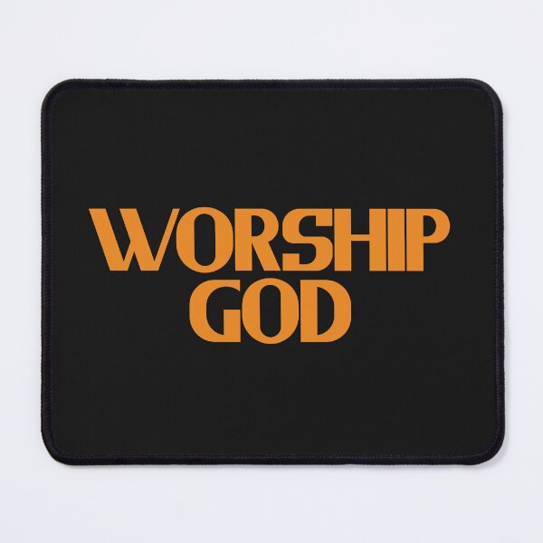Item preview, Worship God - Orange Bold Text designed and sold by Chubuter.