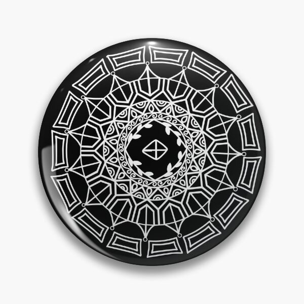 Item preview, patrón de techo en blanco y negro designed and sold by Encie-Designs.