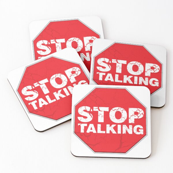 Item preview, Stop Talking designed and sold by shadycat09.
