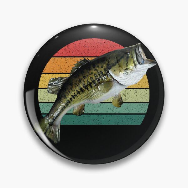 Largemouth Bass Fishing, Hawg Hunter, Real Largemouth Bass Fish High  Quality Bass Fishing Pin for Sale by YJHDesign