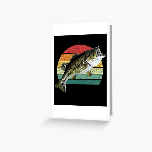 Bass Fishing Greeting Cards for Sale