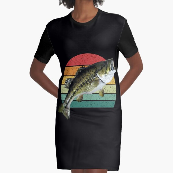 Fishing Short Sleeve T-shirt Jumping Striped Bass-forest-4xl 