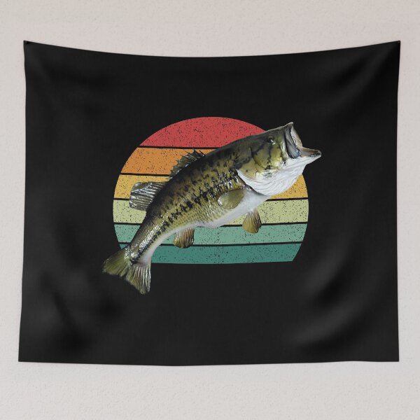 Item preview, Bass Fishing, Retro Largemouth Bass Fishing, Vintage Bass Fishing designed and sold by YJHDesign.