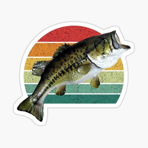 Bass Fishing, Retro Largemouth Bass Fishing, Vintage Bass Fishing Sticker  for Sale by YJHDesign