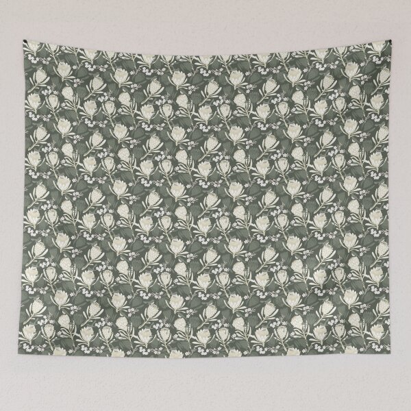 Item preview, Wagtail and Protea designed and sold by Jo Wilson Design.