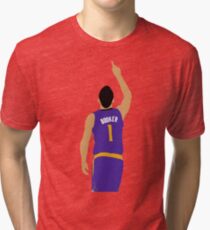 Devin Booker 70 Points Finger To The Sky Tri-blend T-Shirt