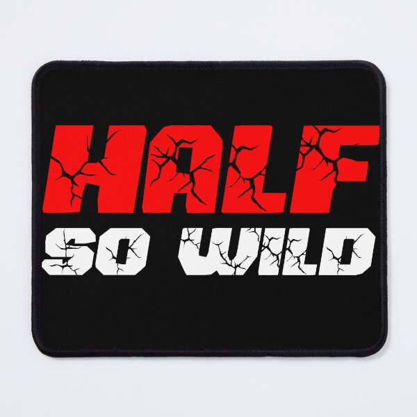 Item preview, Half as wild - Denglish saying with cool, destroyed writing designed and sold by Gordenwear.