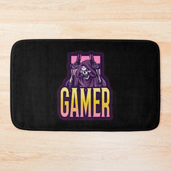 Item preview, Gamer with Lunatic Shooter Holding Gun designed and sold by PRIVARSHU.