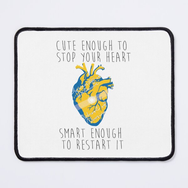 Item preview, Cute Enough to Start Your Heart designed and sold by readeneksearen.