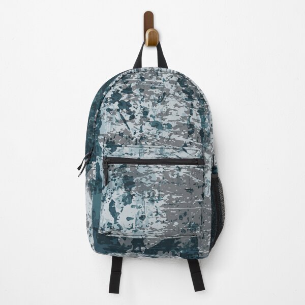 Item preview, Abstract art with texture, scratches. Dark blue and gray designed and sold by Doodlines.