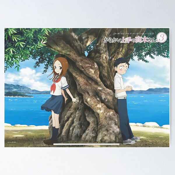 Karakai Jouzu No Takagi-san Takagi Anime Manga Wall Retro Poster