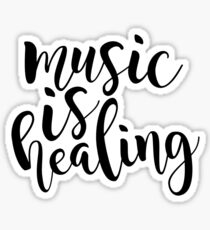 music is healing Sticker