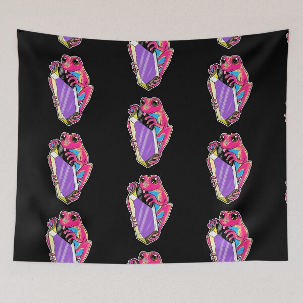 Item preview, Crystal Frogs! Non-binary/Pan designed and sold by StarrLightArts.