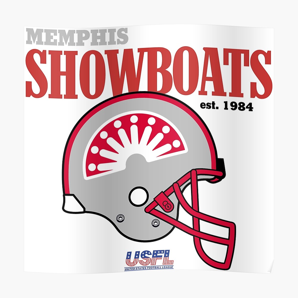 memphis showboats helmet