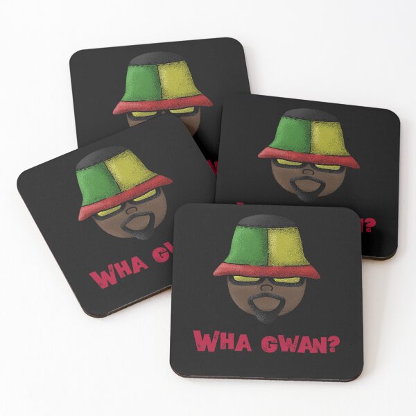 Item preview, Wha Gwan? Cool Jamaican Patois In Red Gold And Green designed and sold by Rebel-Design.