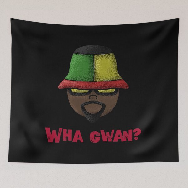 Item preview, Wha Gwan? Cool Jamaican Patois In Red Gold And Green designed and sold by Rebel-Design.