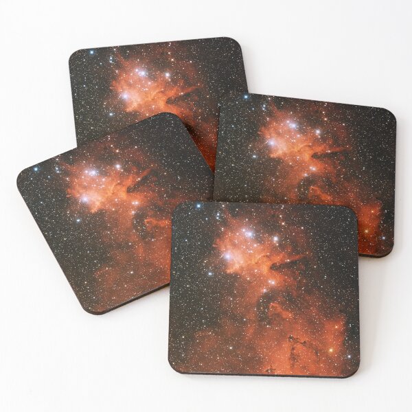 Item preview, Heart Nebula (IC 1805) and Open star cluster (Collinder 26)  in the constellation of Cassiopeia designed and sold by Raureif.
