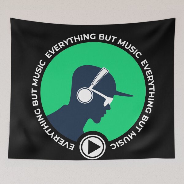 Item preview, Everything but Music,everything but music quote,everything but music notes,everything,but music,techno,anthem,drop the bass meme,edm,gift for dj,gifts for djs designed and sold by NAZIMNADIR.