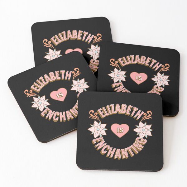 Item preview, Elizabeth is Enchanting - First Names - Birthday Gifts - Alliteration Fans designed and sold by epicthoughts.