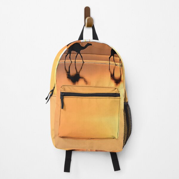 Item preview, Travelling camels through desert sunset-nature designed and sold by Mekrez Ethio.