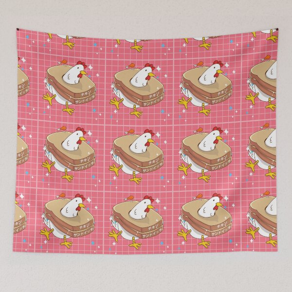 Item preview, Chicken Sandwich (Pink Tiles) designed and sold by cove989.