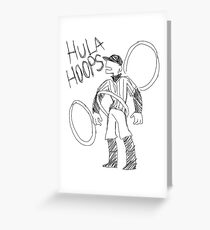 HULA HOOPS Greeting Card