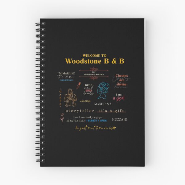 Item preview, Quotes and Illustrations Woodstone Mansion - Ghosts CBS designed and sold by arteinahpets.