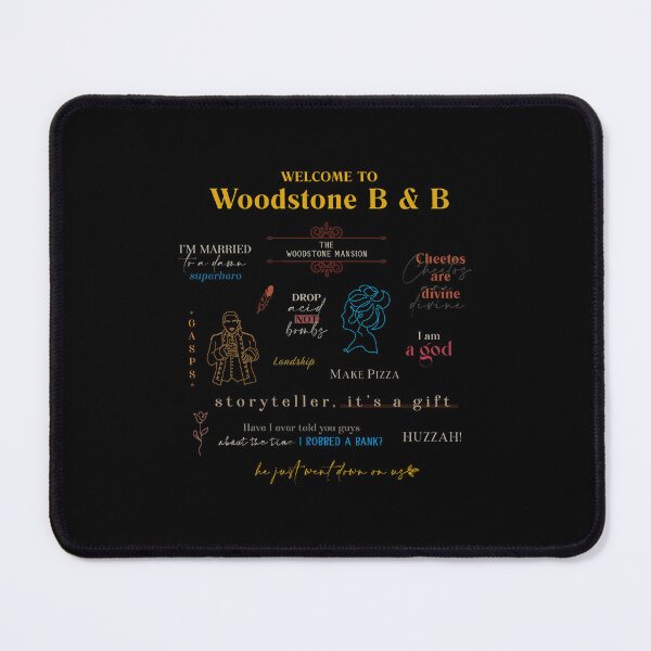 Item preview, Quotes and Illustrations Woodstone Mansion - Ghosts CBS designed and sold by arteinahpets.