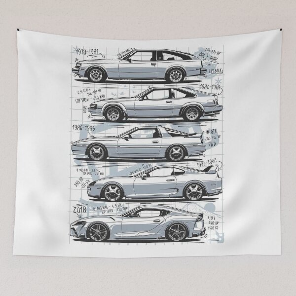 Item preview, Toyota Supra Evolution illustartion designed and sold by BARAKAT DZIGN.