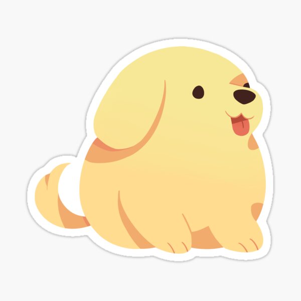 Puppy Bean Labrador Sticker