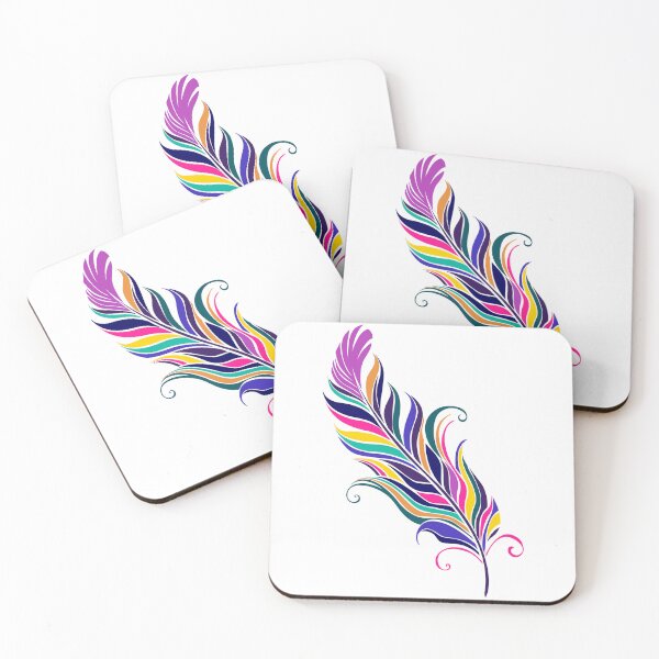 Item preview, Colorful feather designed and sold by trendingatees.