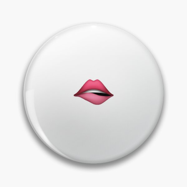 Item preview, Lip biting emoji Sticker designed and sold by Emmzdesign1.