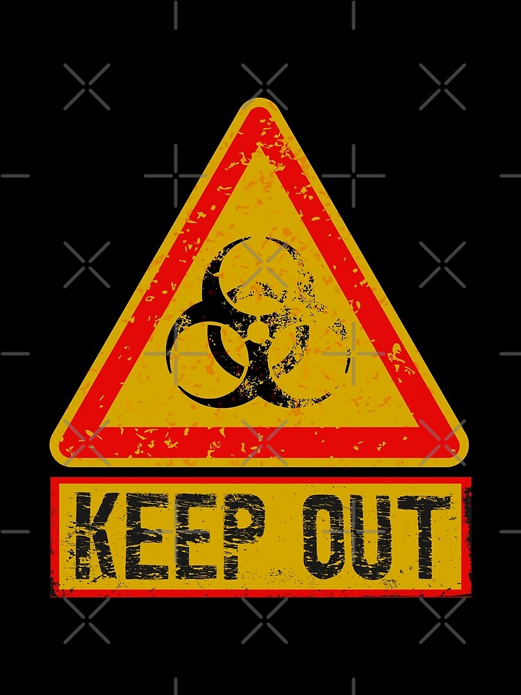 Keep Out | Warning Sign | Greeting Card