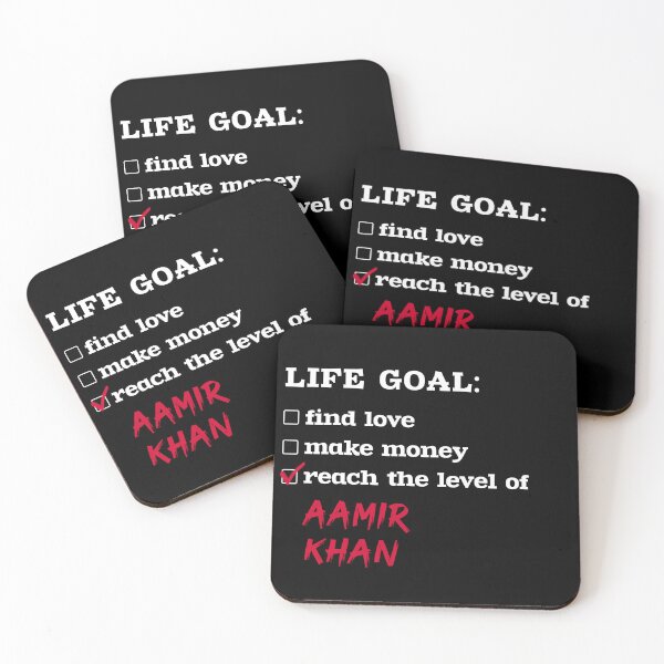 Item preview, Aamir Khan - Life goal designed and sold by 2Girls1Shirt.