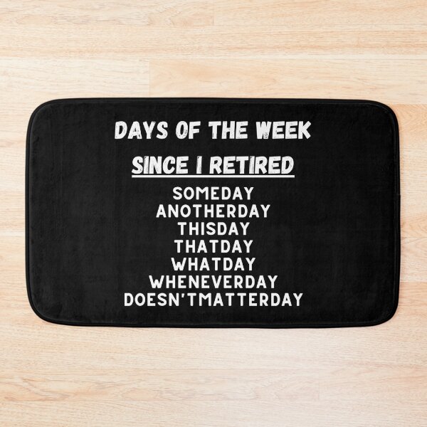 Item preview, Retired days of the week designed and sold by RogerWBDesigns.