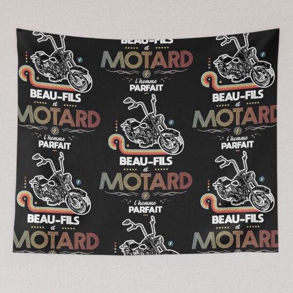 Aperçu de l'œuvre Beau fils et motard l homme parfait créée et vendue par lepetitcalamar.