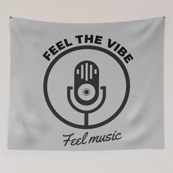 Item preview, Feel the Vibe,gift for dj,gifts for djs,gifts for musicians,gifts for professional artists,gifts for teenagers,gifts for teens,music lover gifts,music lover quotes designed and sold by NAZIMNADIR.
